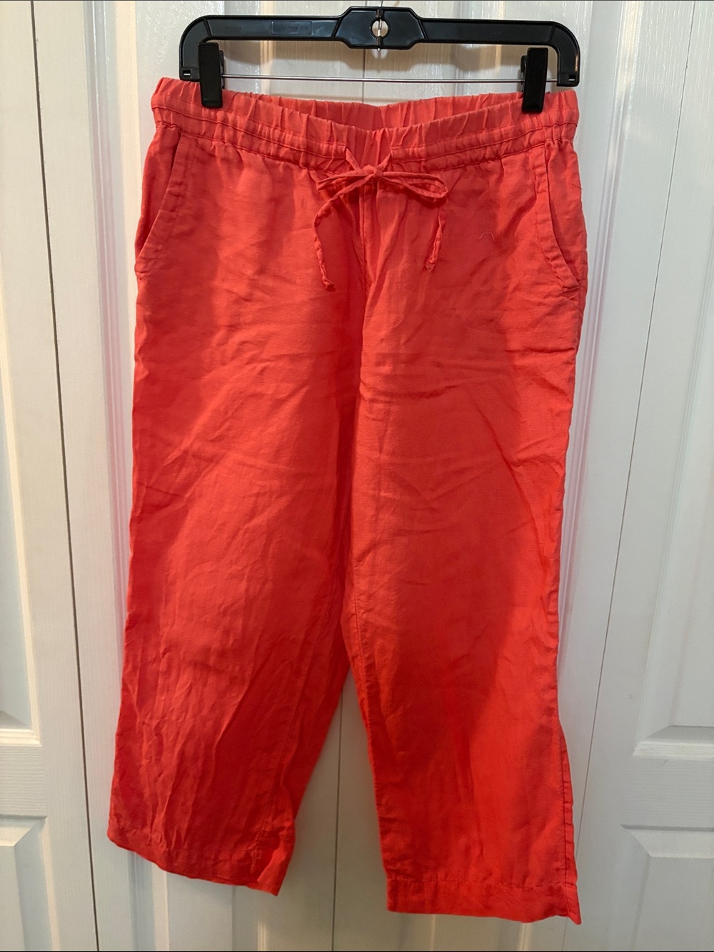Charter Club Linen Pants — Coral - Picture 3 of 4